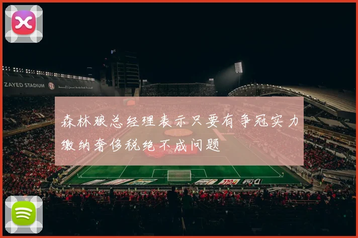 森林狼总经理表示只要有争冠实力缴纳奢侈税绝不成问题