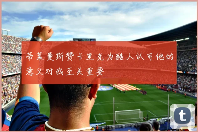 蒂莱曼斯赞卡里克为酷人认可他的意义对我至关重要