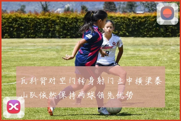瓦科背对空门转身射门击中横梁泰山队依然保持两球领先优势